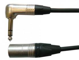 Schulz SAN 3 — 3 м балансный шнур от углового стереоджека 6,3 мм на XLR-штекер