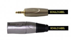 Schulz ATTM 1 — 1 м немецкий аудио моно-кабель с миниджека 3,5 мм стерео на XLR штекер