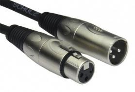 Schulz MOD 0,5 — 50 см немецкий микрофонный кабель XLR гнездо — XLR штекер